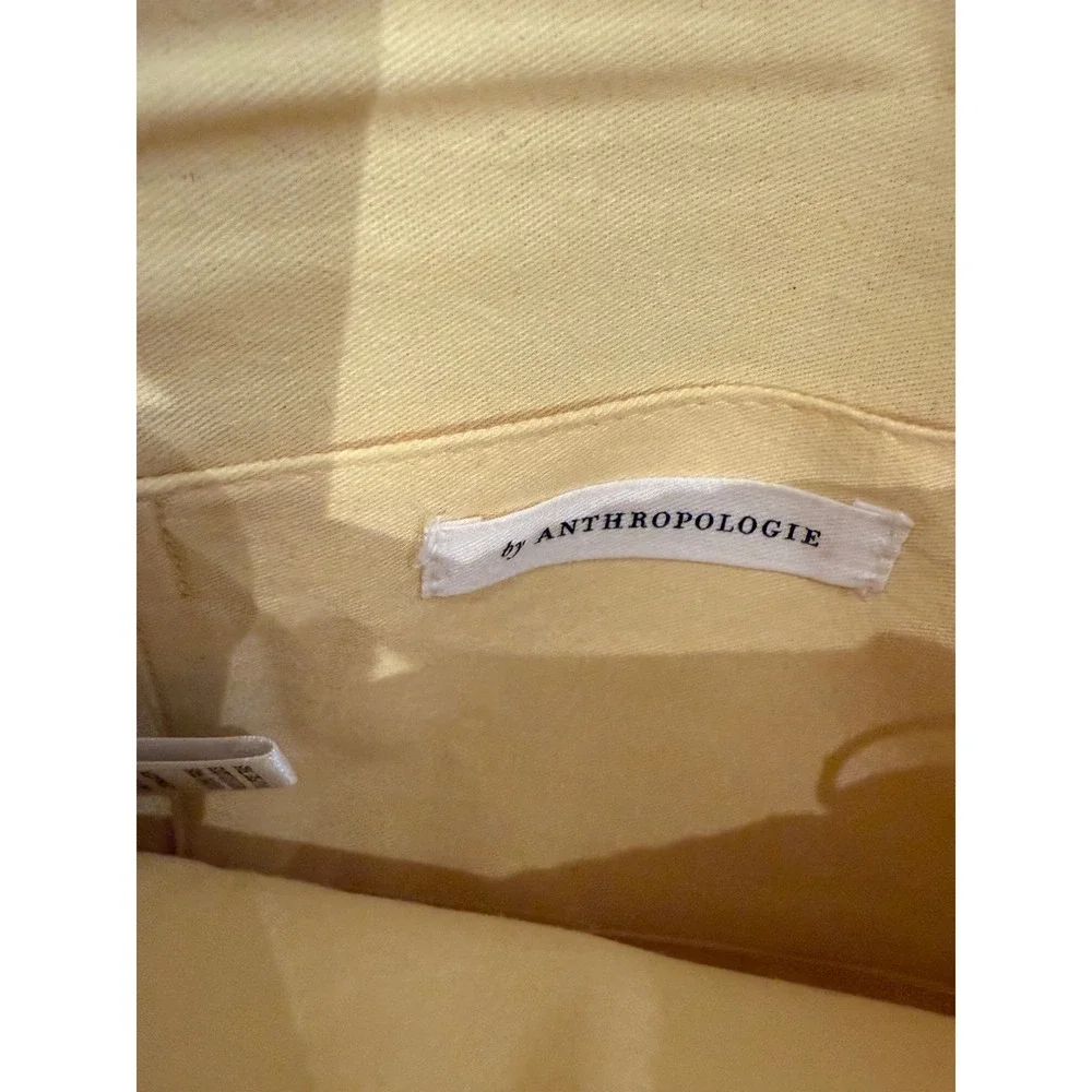 Anthropologie beaded yellow